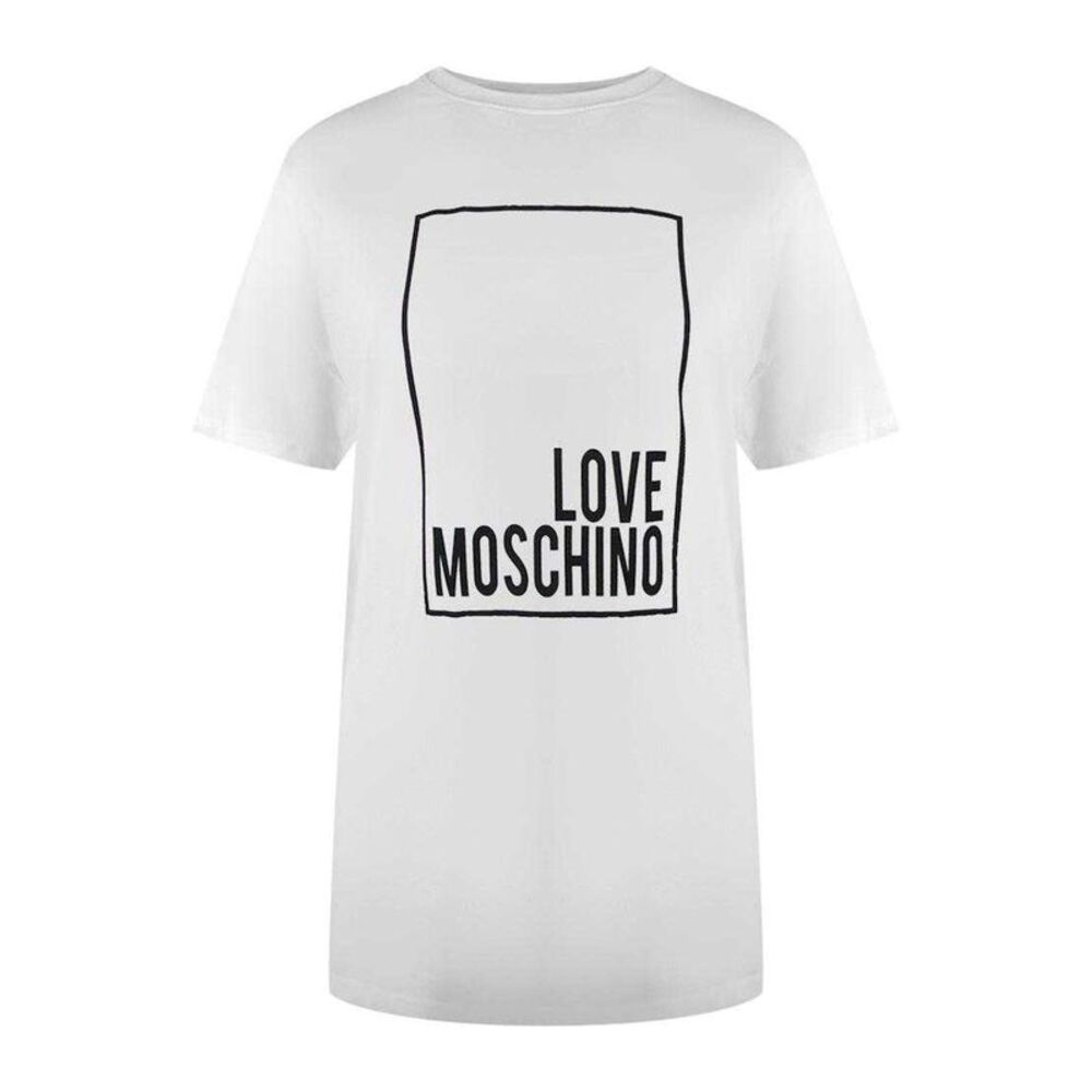 Love Moschino Womens/Ladies Box Logo Cotton T-Shirt / White